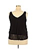 Ambiance Apparel 100% Rayon Black Sleeveless Top Size 2X - photo 2