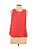 Monteau 100% Polyester Pink Sleeveless Blouse Size L - photo 1