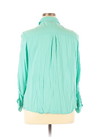 a.n.a. A New Approach Long Sleeve Button-Down Shirt (view 2)