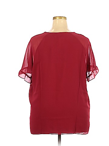 Persona by Marina Rinaldi Short Sleeve Blouse (view 2)
