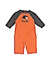 Gymboree 100% Cotton Graphic Color Block Orange Long Sleeve Outfit Size 3-6 mo - photo 1