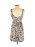 Diane von Furstenberg 100% Silk Brown Casual Dress Size 4 - photo 2