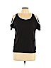 MICHAEL Michael Kors Black Short Sleeve Top Size M - photo 1