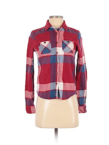 American Eagle Outfitters Long Sleeve Button-Down Shirt (view 1)