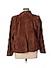 Bloomingdale's 100% Leather Brown Leather Jacket Size 14 - photo 2