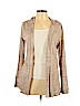 Cynthia Rowley TJX 100% Linen Tan Cardigan Size L - photo 1
