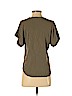 H&M 100% Viscose Green Short Sleeve Blouse Size 2 - photo 2