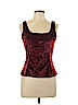 Victoria's Secret 100% Polyester Burgundy Sleeveless Blouse Size L - photo 1