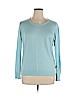 Banana Republic Blue Silk Pullover Sweater Size XL - photo 1