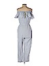 H&M 100% Cotton Blue Jumpsuit Size 10 - photo 2
