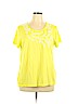 Croft & Barrow Yellow Short Sleeve T-Shirt Size XL - photo 1