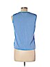 Coldwater Creek Blue Sleeveless Silk Top Size L (petite) - photo 2