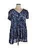 Woman Within Blue Casual Dress Size 16 - photo 1