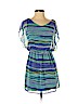 Lush 100% Polyester Blue Casual Dress Size M - photo 1