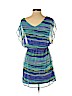 Lush 100% Polyester Blue Casual Dress Size M - photo 2