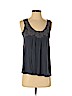 Oscar the Third 100% Rayon Gray Sleeveless Blouse Size S - photo 1
