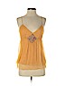 Robert Rodriguez 100% Silk Orange Sleeveless Silk Top Size 6 - photo 1
