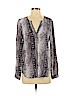 Joie 100% Silk Gray Long Sleeve Silk Top Size XS - photo 1