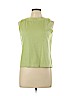 Kate Hill Green Silk Pullover Sweater Size L (petite) - photo 1