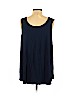 Roz & Ali Blue Sleeveless Top Size 1X - photo 2