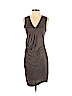 HELMUT Helmut Lang 100% Cupro Gray Cocktail Dress Size S - photo 1