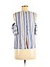 Lush 100% Cotton Blue Sleeveless Blouse Size M - photo 2