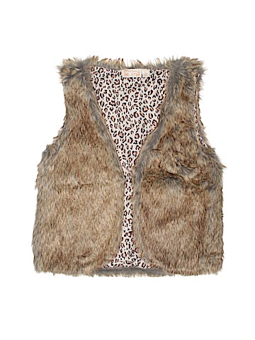 Red Camel Faux Fur Vest (view 1)