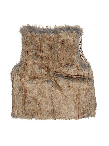 Red Camel Faux Fur Vest (view 2)