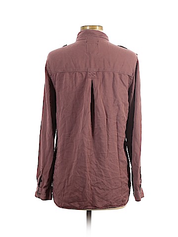 American Eagle Outfitters Long Sleeve Button-Down Shirt (view 2)