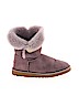 Ugg Australia 100% Leather Purple Boots Size 9 (wide) - photo 1