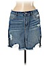 Rewash 100% Cotton Blue Denim Skirt Size 7 - photo 1