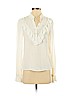 7 For All Mankind Ivory Long Sleeve Blouse Size XS - photo 1