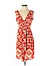 Christophe Sauvat 100% Silk Red Casual Dress Size M - photo 1