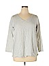 J.jill Gray Long Sleeve T-Shirt Size 1X - photo 1