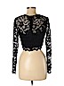 B. Darlin Black Long Sleeve Top Size 7 - 8 - photo 2