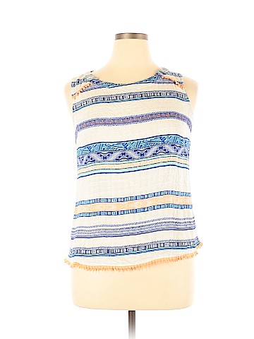 Skies Are Blue Sleeveless Blouse (view 1)