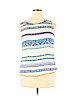 Skies Are Blue 100% Rayon Blue Sleeveless Blouse Size XL - photo 1