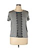 Jason Wu for Target 100% Rayon Gray Short Sleeve Top Size XL - photo 1