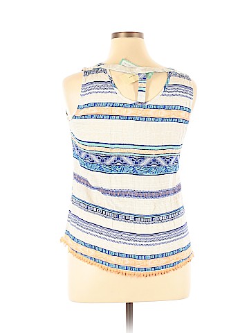 Skies Are Blue Sleeveless Blouse (view 2)