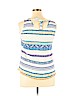 Skies Are Blue 100% Rayon Blue Sleeveless Blouse Size XL - photo 2