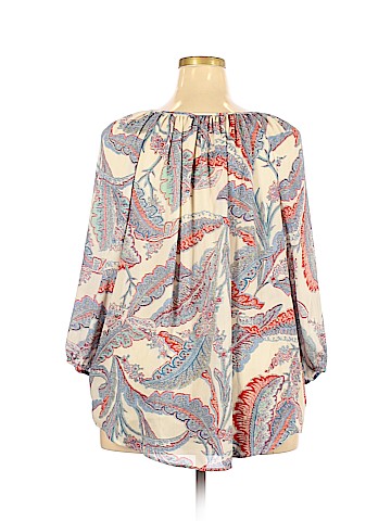 Chaps 3/4 Sleeve Blouse (view 2)