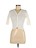 Takeout 100% Cotton White Cardigan Size M - photo 1