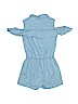 Dollhouse 100% Cotton Solid Blue Romper Size 7 - photo 2