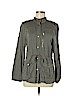 H&M 100% Viscose Green Jacket Size 8 - photo 1