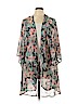 Mudd 100% Polyester Pink Kimono Size L - photo 1