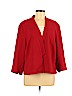 City Chic 100% Polyester Red Blazer Size 18 Plus (M) - photo 1