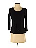 Eileen Fisher Black 3/4 Sleeve Top Size S - photo 1