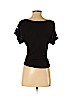 Daytrip 100% Rayon Black Short Sleeve Top Size S - photo 2