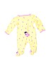 Carter's 100% Cotton Print Yellow Long Sleeve Outfit Size Newborn - photo 2