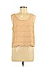 Forever 21 100% Polyester Tan Sleeveless Blouse Size M - photo 1